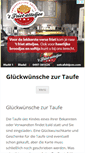 Mobile Screenshot of glueckwuensche-zur-taufe.com