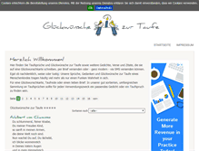 Tablet Screenshot of glueckwuensche-zur-taufe.info